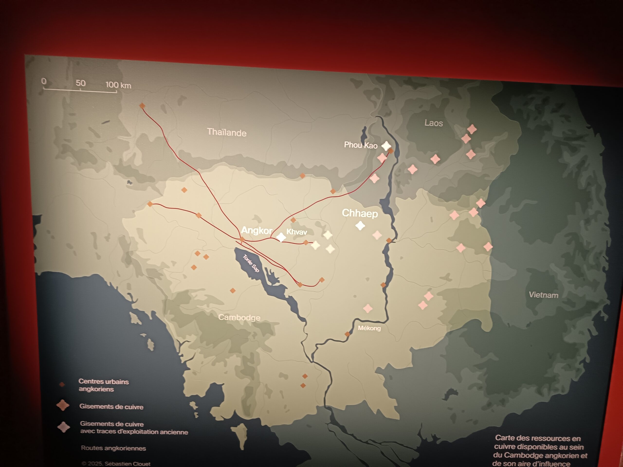 Carte des gisements de cuivre