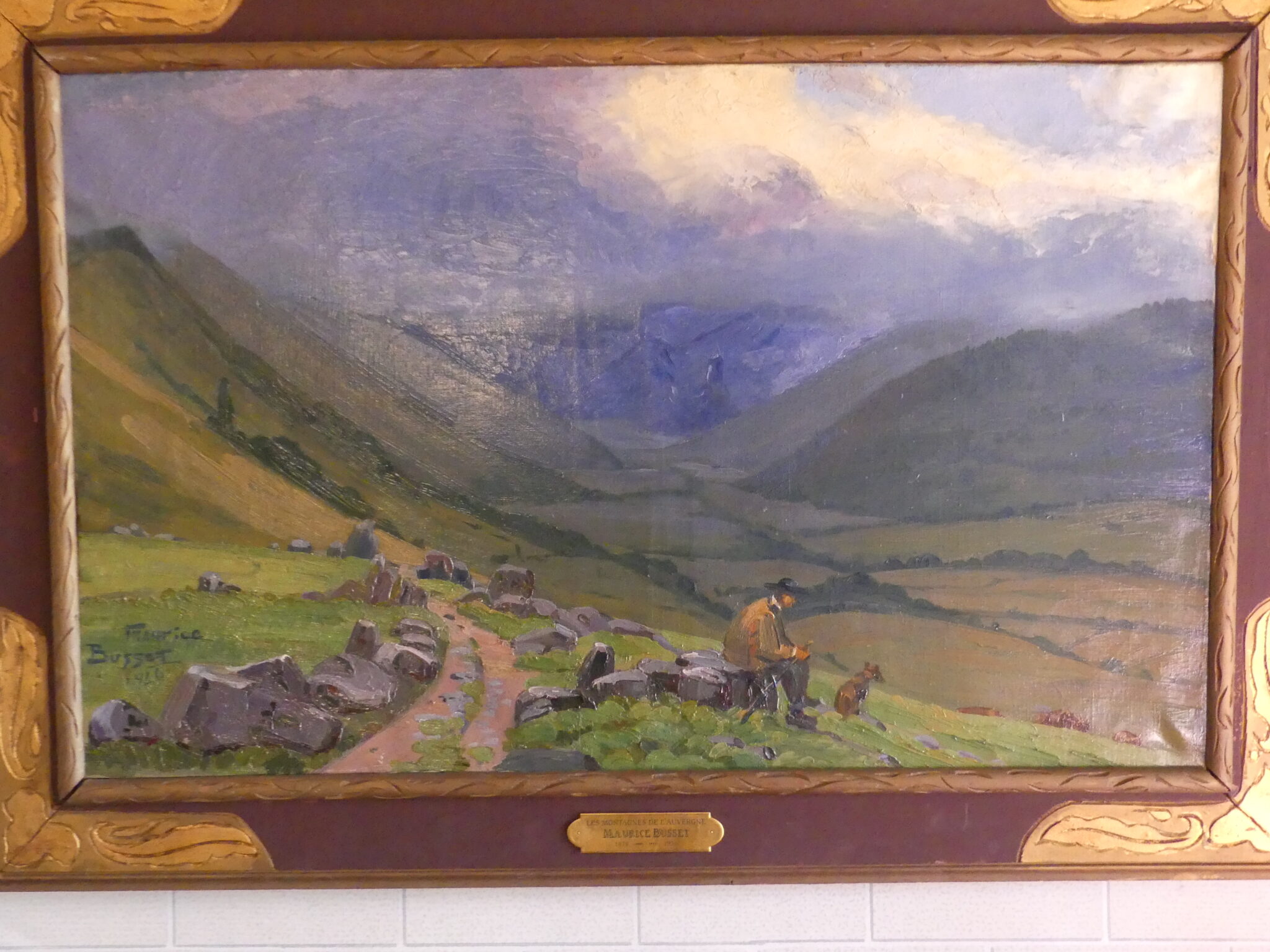 Tableau de Maurice Busset, peintre cantalien