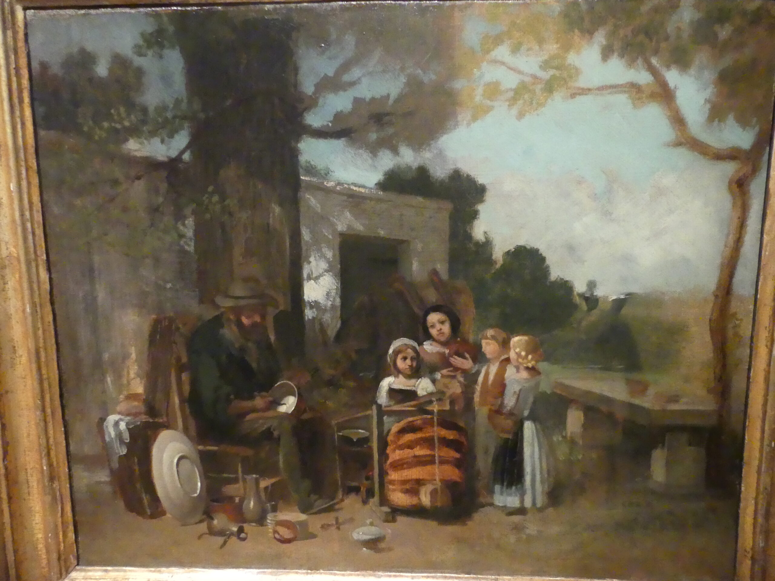 Le Rétameur, œuvre de Gustave Courbet (1842)