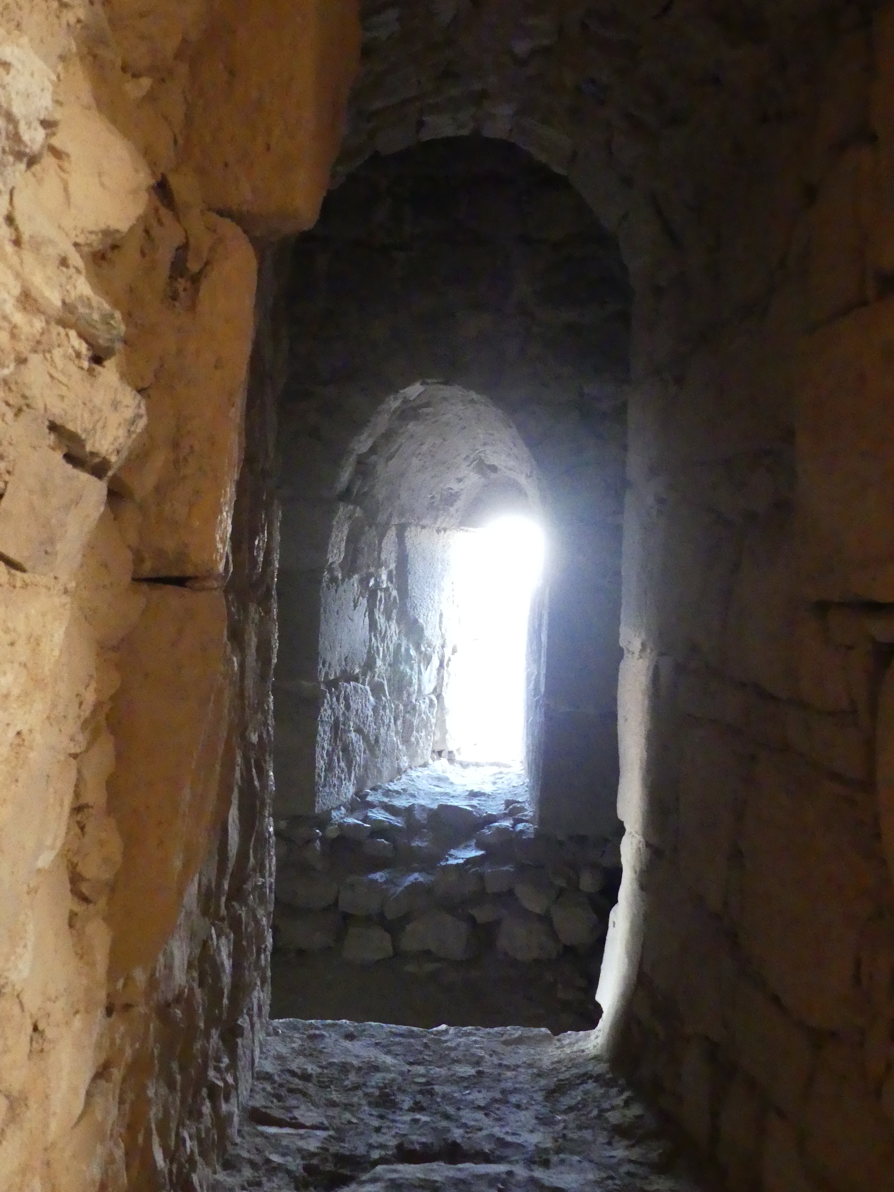 L'épaisseur impressionnante des murs du château