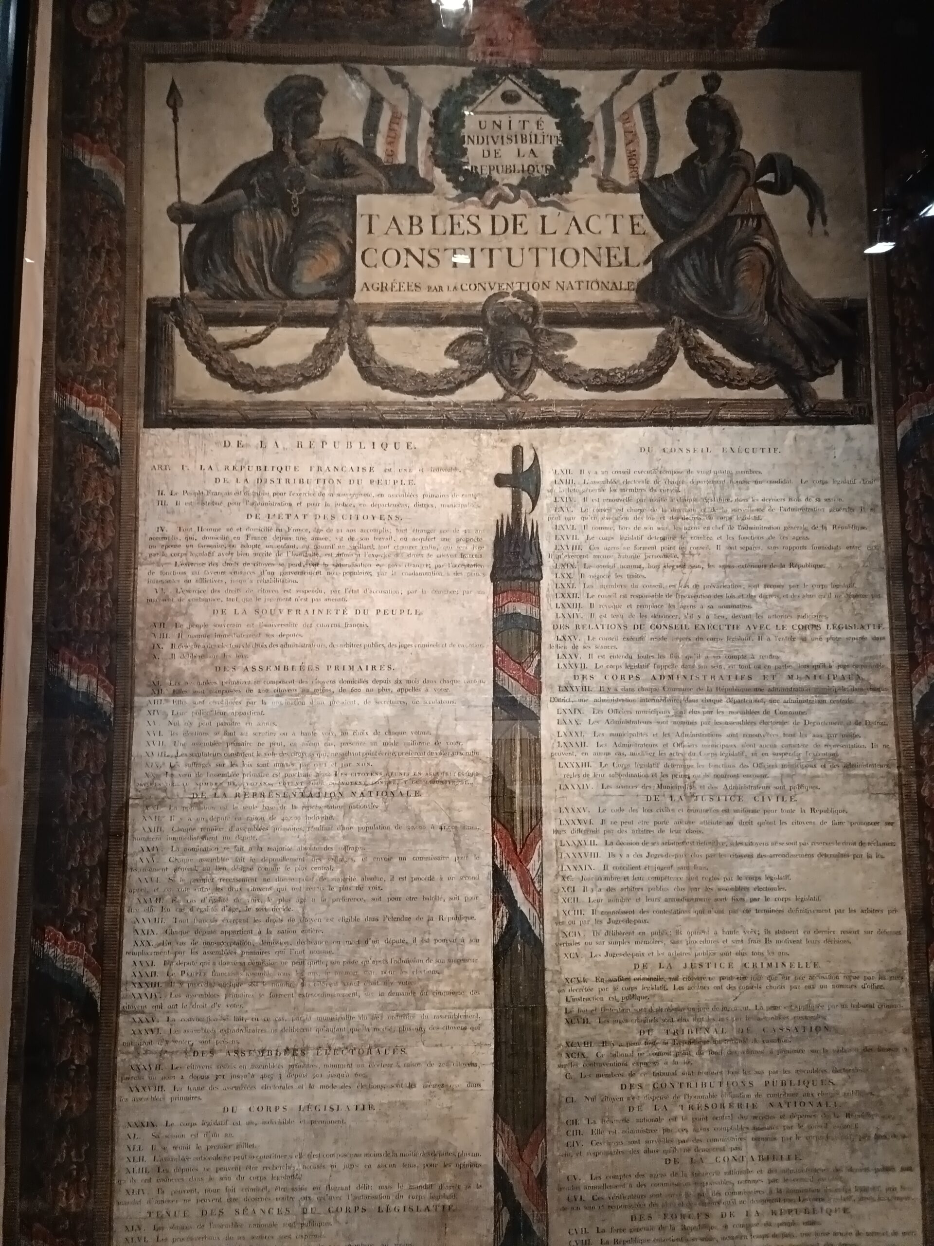 La Constitution de 1793 et la Déclaration des Droits de l'Homme