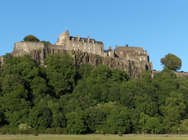 Le château de Stirling sur son promontoire rocheux
